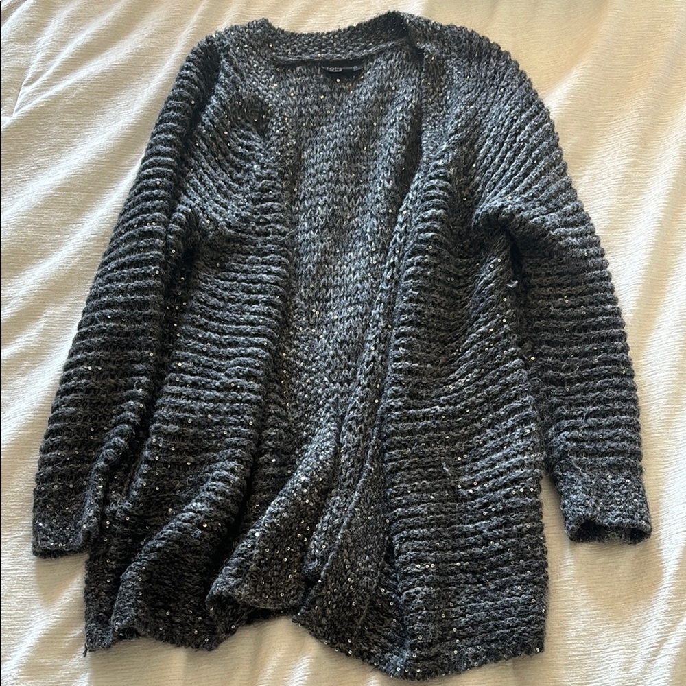 Women's Gray Knit Sweater